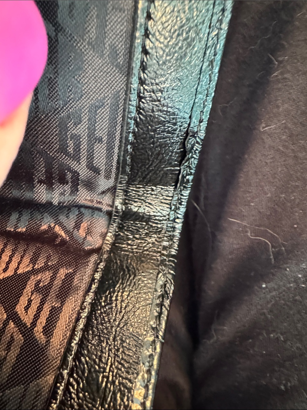 Kurt Geiger Black Quilted Wallet - Picture 7 of 8